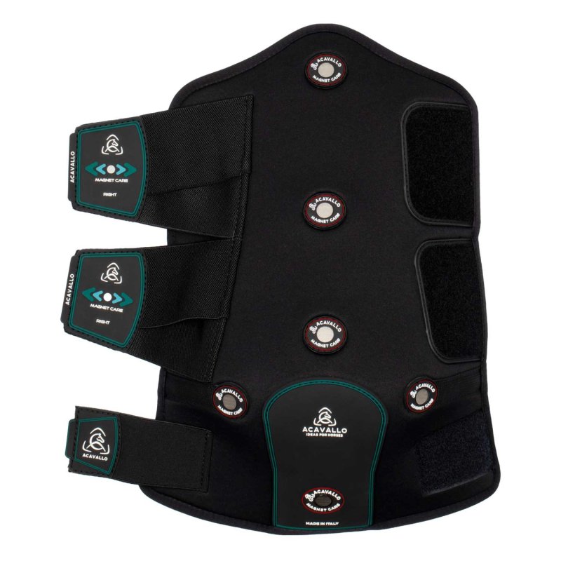 Acavallo Stinchiere Magnet Care anteriori - Nero/Rosso
