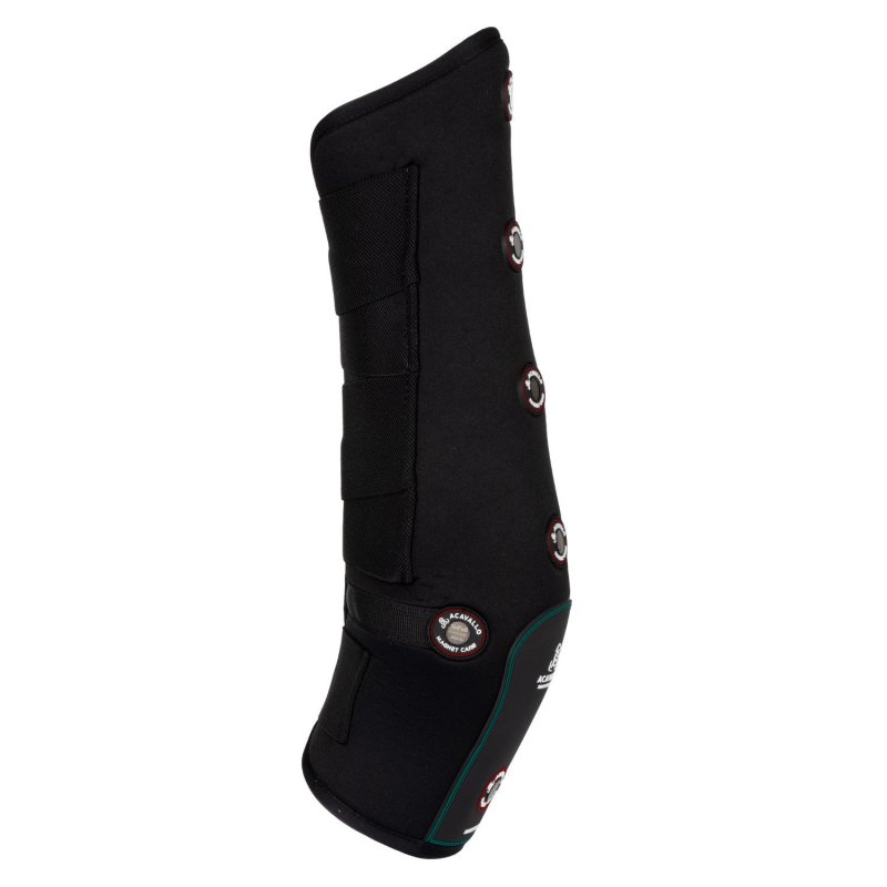 Acavallo Stinchiere Magnet Care posteriori - Nero/Rosso
