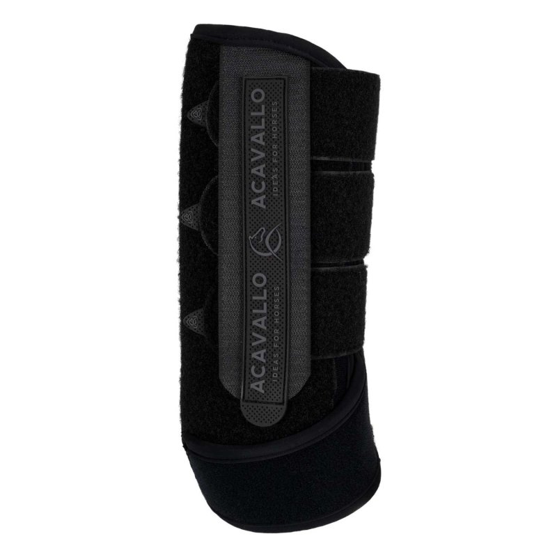 Acavallo Stinchiere Respira anteriori neoprene - Nero