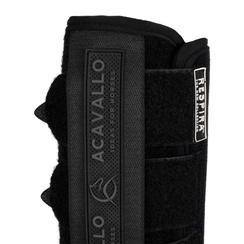Acavallo Stinchiere Respira posteriori neoprene Gel Classic - Nero