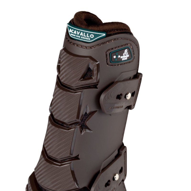 Acavallo Stinchiere Skeleton Dynamic Zone chiusura elastica - Testa di moro