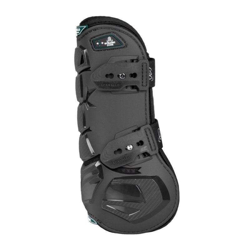 Acavallo Stinchiere Skeleton Dynamic Zone chiusura elastica - Nero