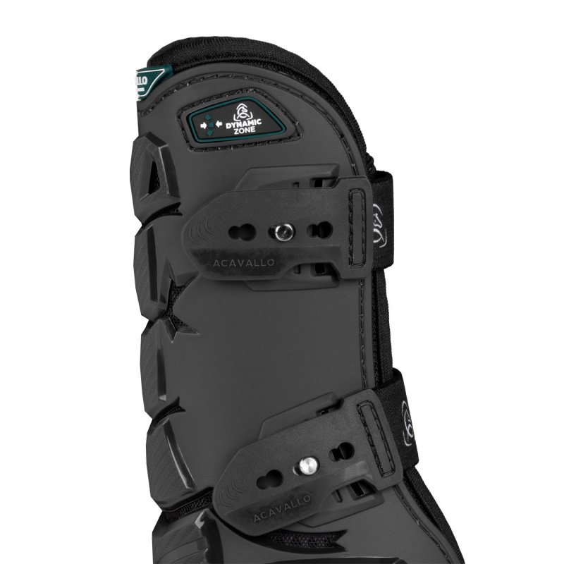 Acavallo Stinchiere Skeleton Dynamic Zone chiusura elastica - Nero