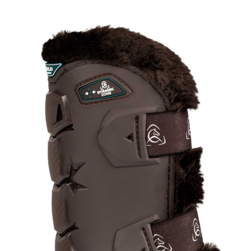 Acavallo Stinchiere Skeleton Dynamic Zone con montone sintetico - Testa di moro