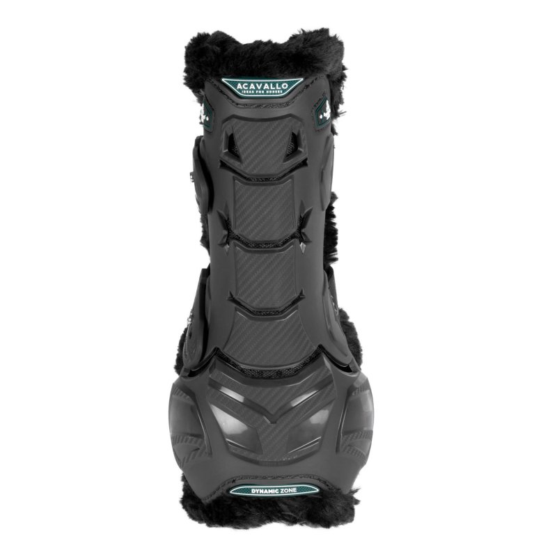 Acavallo Stinchiere Skeleton Dynamic Zone con montone sintetico - Nero