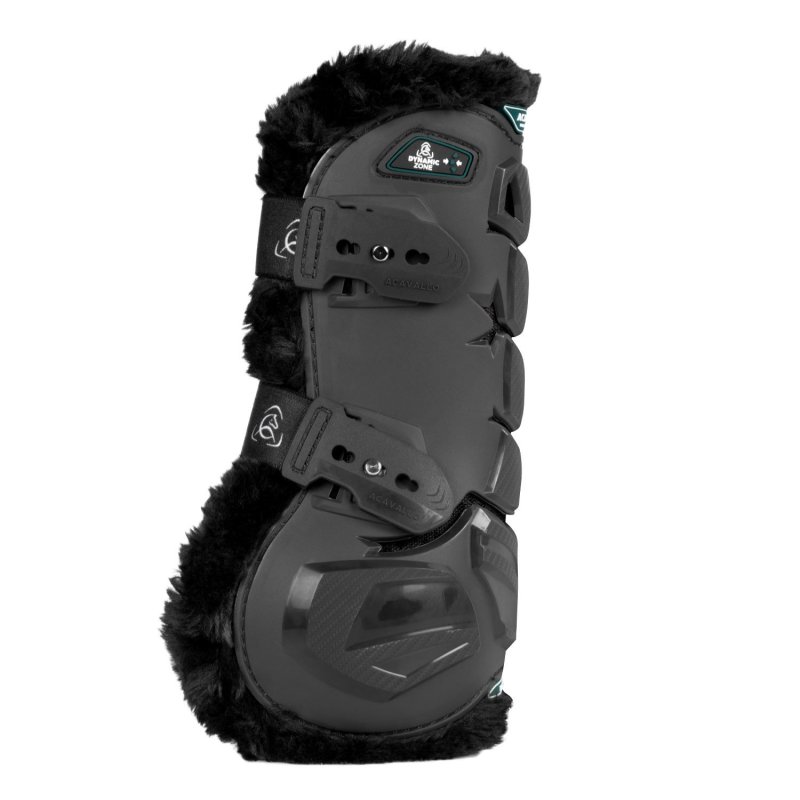 Acavallo Stinchiere Skeleton Dynamic Zone con montone sintetico - Nero