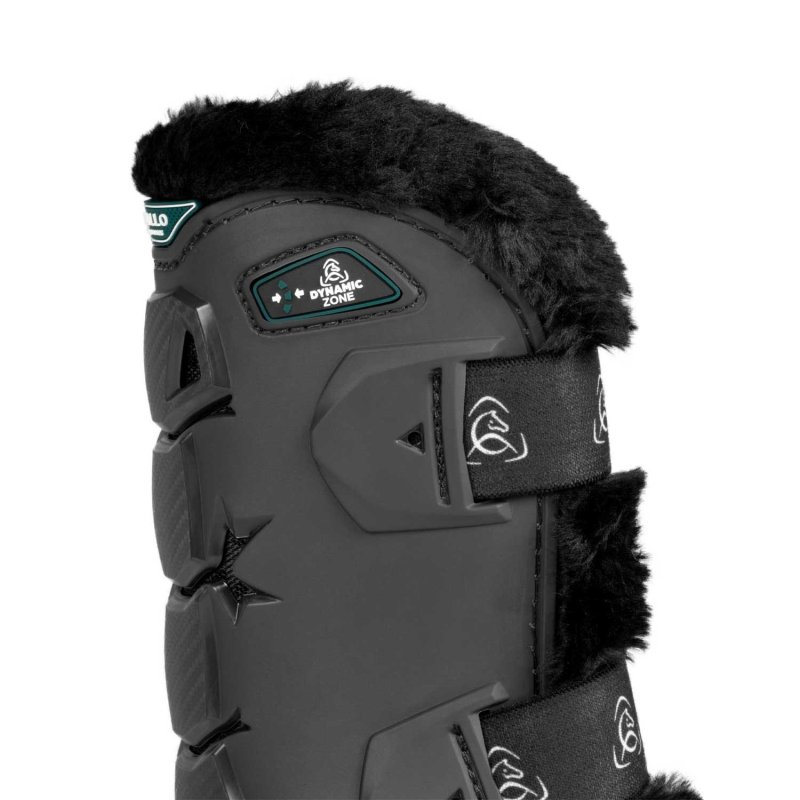 Acavallo Stinchiere Skeleton Dynamic Zone con montone sintetico - Nero
