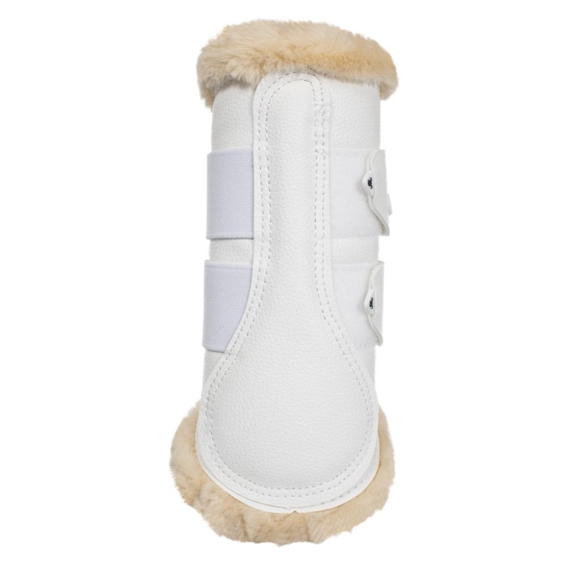 Acavallo Stinchiere anteriori ecopelle montone sintetico - Bianco