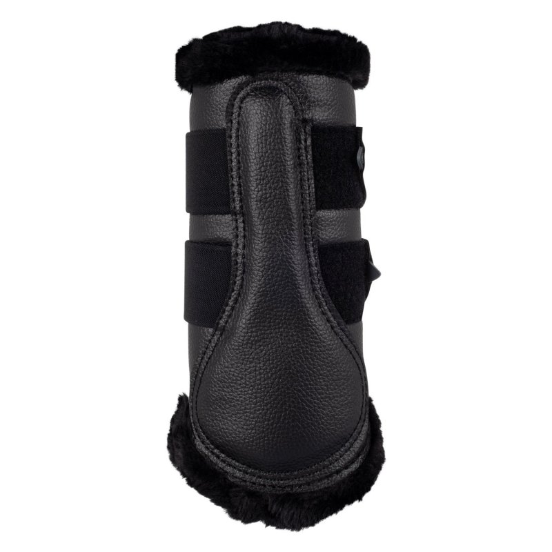 Acavallo Stinchiere anteriori ecopelle montone sintetico - Nero