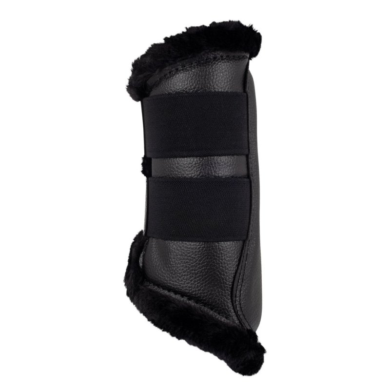 Acavallo Stinchiere anteriori ecopelle montone sintetico - Nero