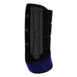 Acavallo Stinchiere anteriori neoprene inserti Gel - Blu