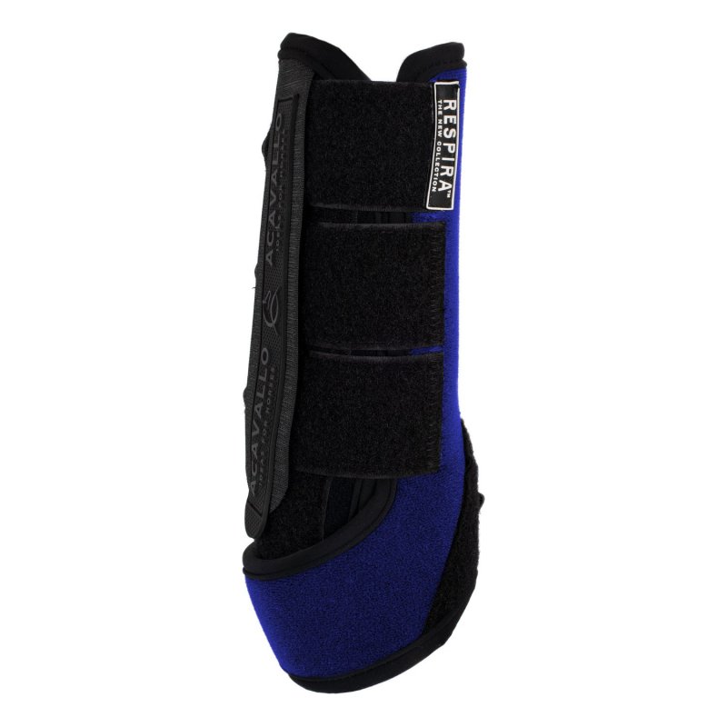 Acavallo Stinchiere anteriori neoprene inserti Gel - Blu