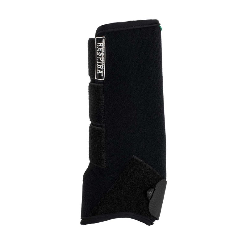 Acavallo Stinchiere anteriori neoprene inserti Gel - Nero