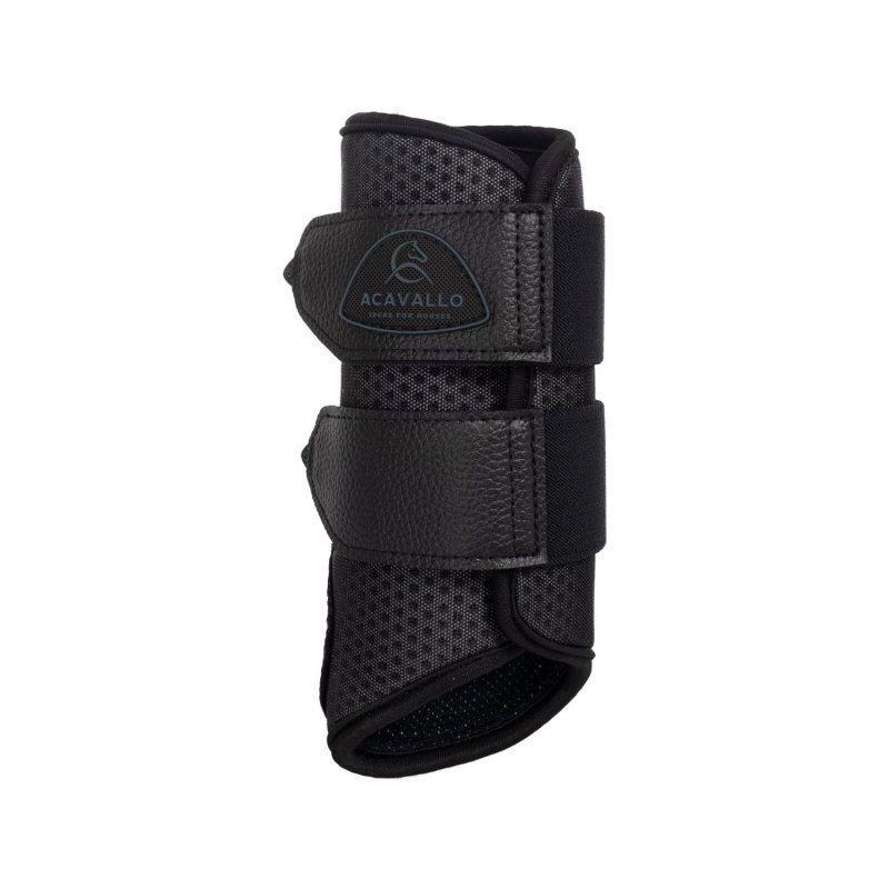 Acavallo Stinchiere anteriori neoprene traforato - Nero