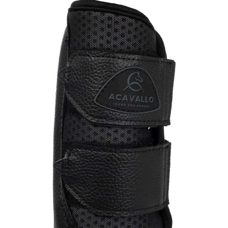 Acavallo Stinchiere anteriori neoprene traforato - Nero