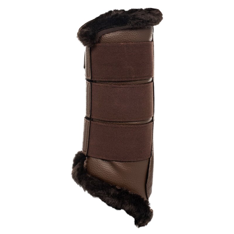 Acavallo Stinchiere posteriori ecopelle montone sintetico - Testa di moro