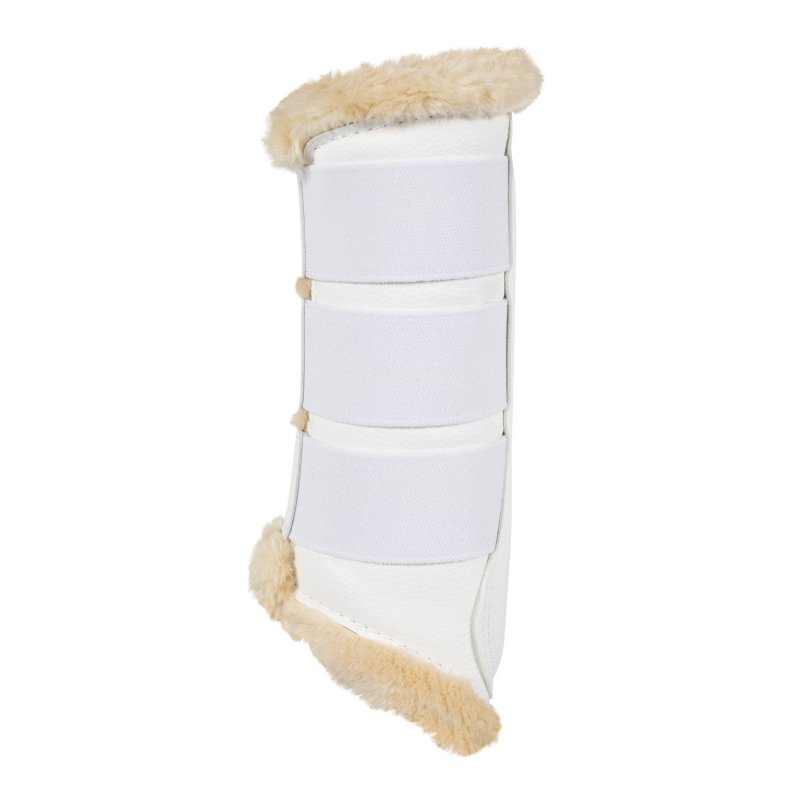 Acavallo Stinchiere posteriori ecopelle montone sintetico - Bianco