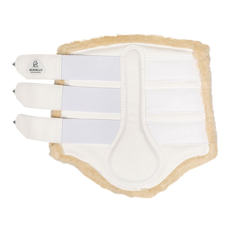 Acavallo Stinchiere posteriori ecopelle montone sintetico - Bianco