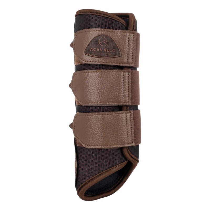 Acavallo Stinchiere posteriori neoprene traforato - Testa di moro