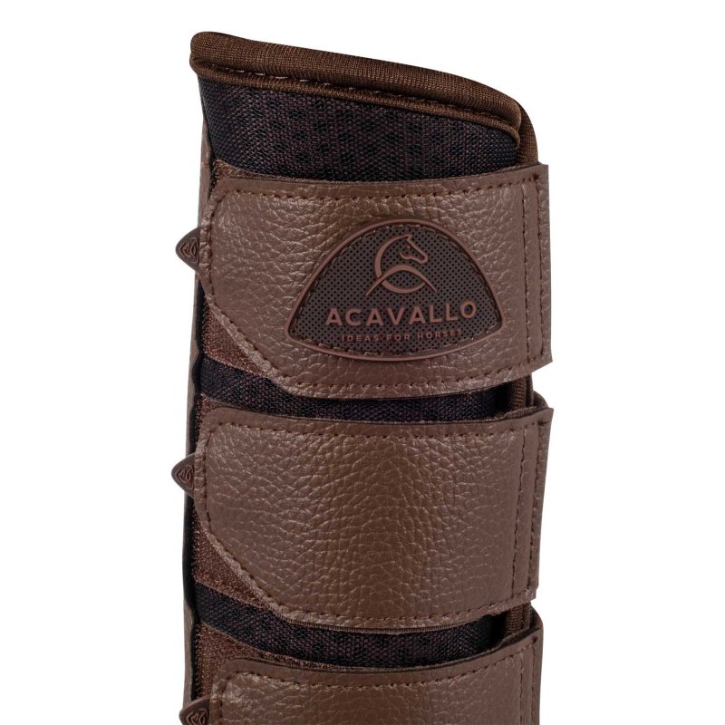Acavallo Stinchiere posteriori neoprene traforato - Testa di moro