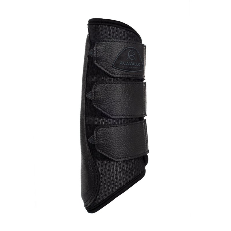 Acavallo Stinchiere posteriori neoprene traforato - Nero