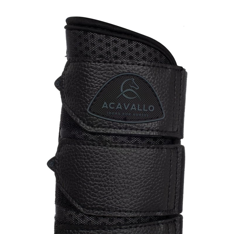 Acavallo Stinchiere posteriori neoprene traforato - Nero