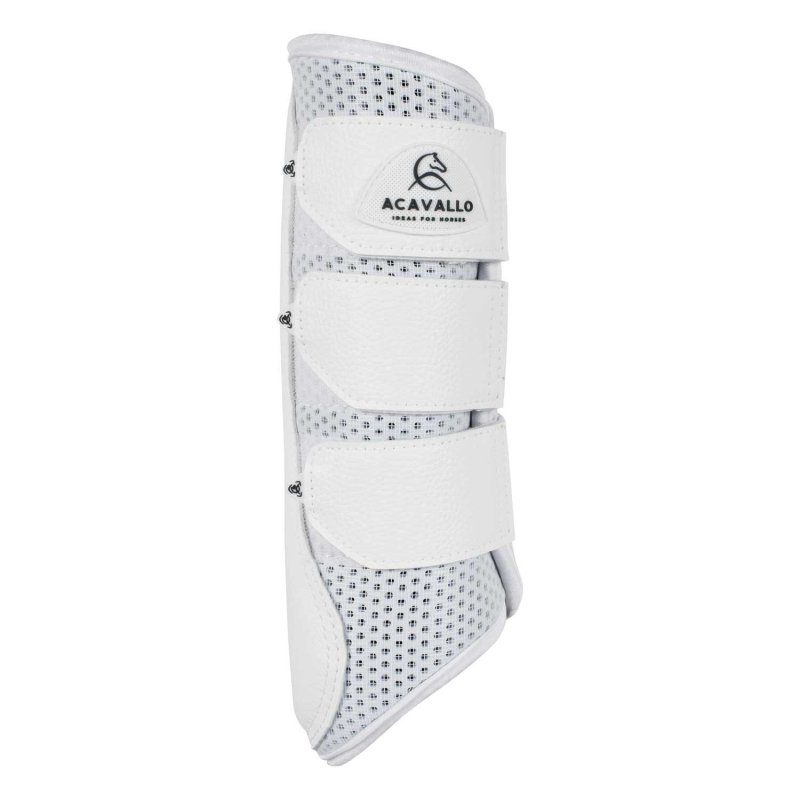 Acavallo Stinchiere posteriori neoprene traforato - Bianco