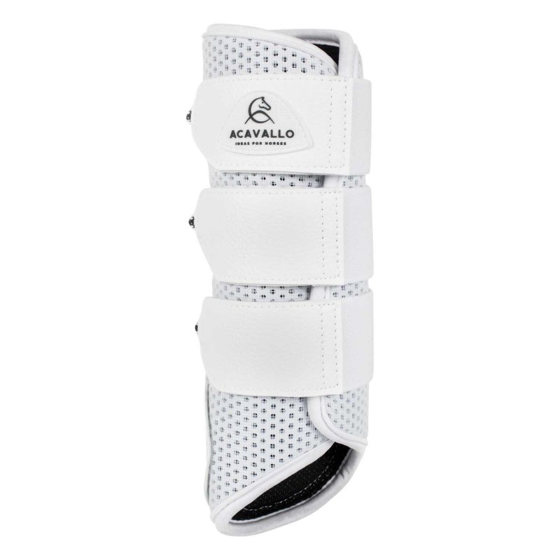 Acavallo Stinchiere posteriori neoprene traforato - Bianco