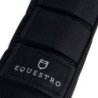 Equestro Stinchiere completo in neoprene e pelle traforata Nero