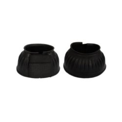 Umbria Equitazione Paraglomi gomma naturale chiusura a strappo - Nero