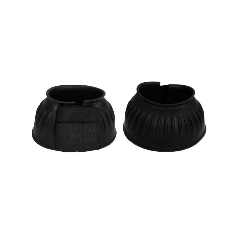 Umbria Equitazione Paraglomi gomma naturale chiusura a strappo - Nero