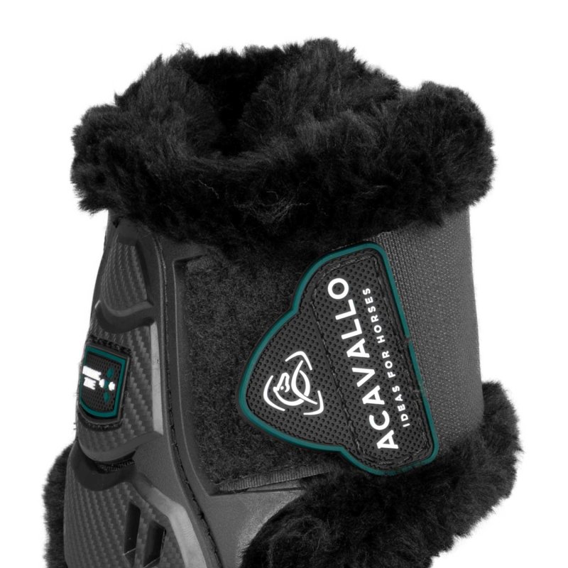 Acavallo Paranocche Skeleton Dynamic Zone con montone sintetico - Nero