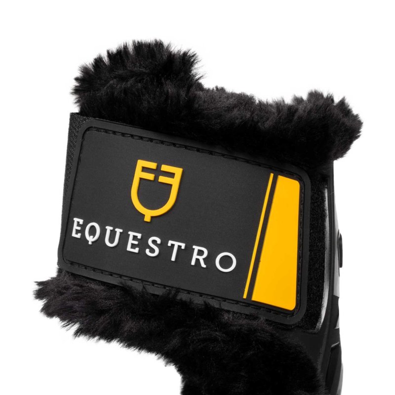 Equestro Paranocche Spider Man con montone sintetico - Nero