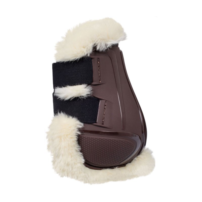 Equestro Paranocche in TPU con montone sintetico - Marrone