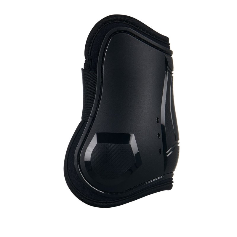 Equestro Set paratendini e paranocche chiuse in TPU e neoprene - Nero