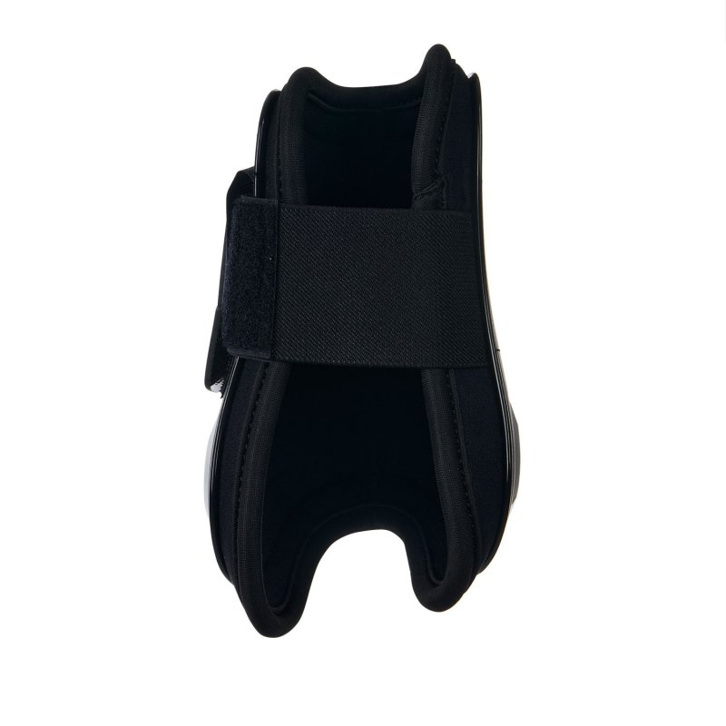 Equestro Set paratendini e paranocche chiuse in TPU e neoprene - Nero