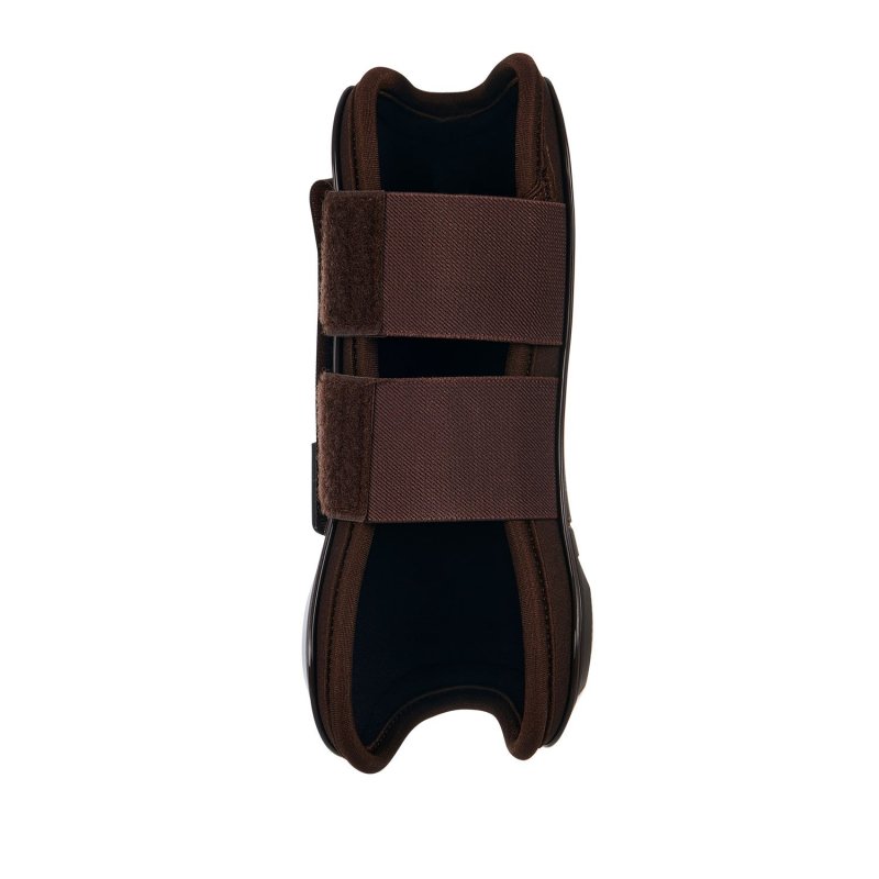Equestro Set paratendini e paranocche chiuse in TPU e neoprene - Marrone