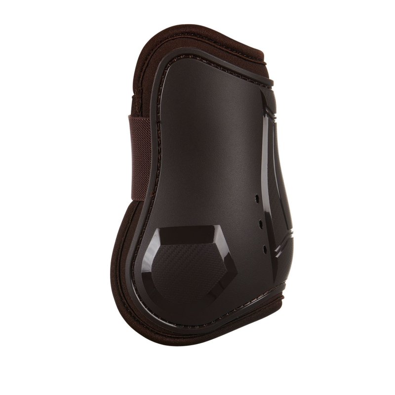 Equestro Set paratendini e paranocche chiuse in TPU e neoprene - Marrone