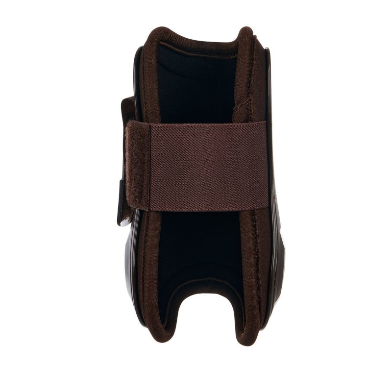 Equestro Set paratendini e paranocche chiuse in TPU e neoprene - Marrone