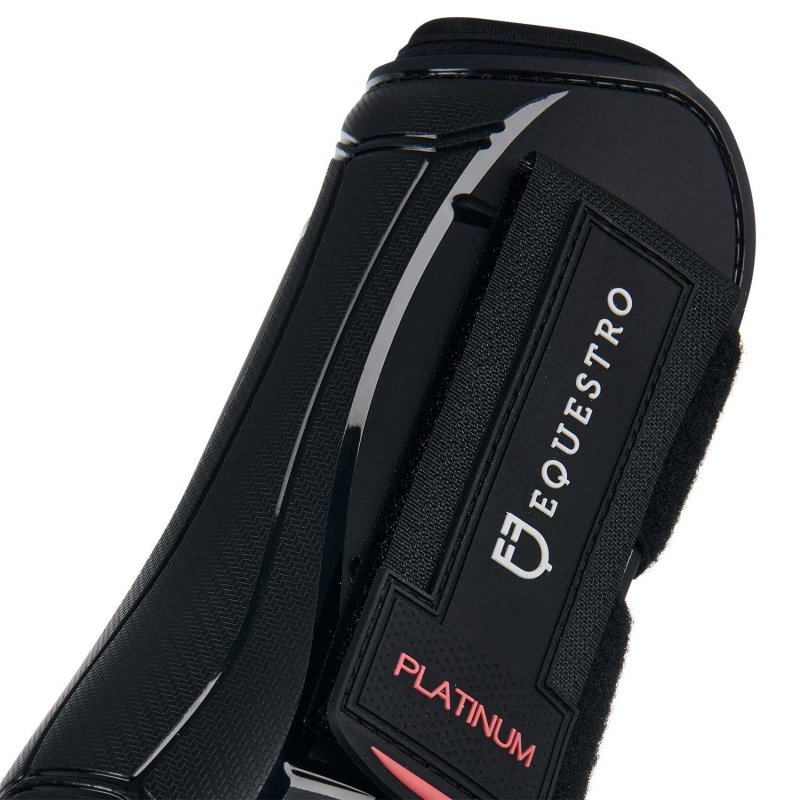 Equestro Set paratendini e paranocche young horse TPU e neoprene - Nero