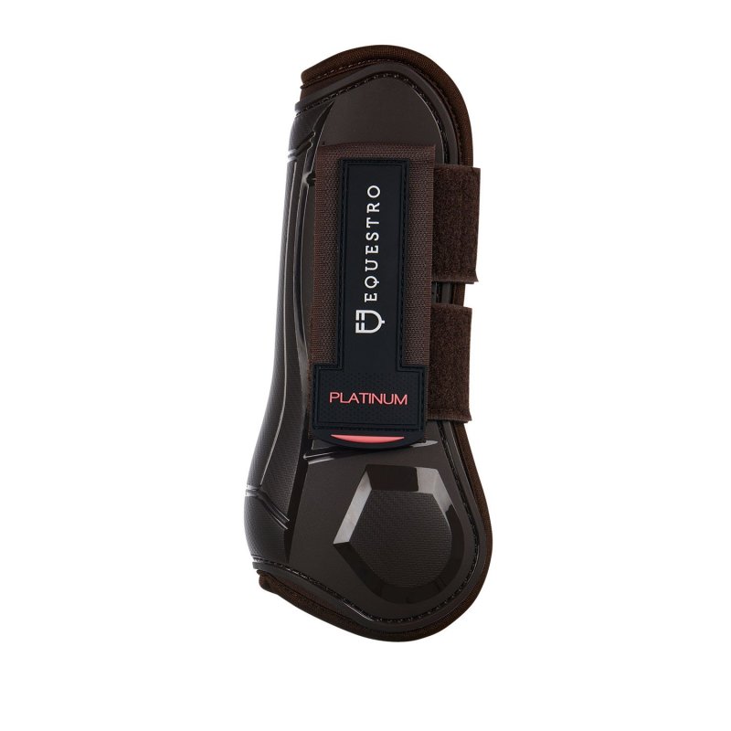 Equestro Set paratendini e paranocche young horse TPU e neoprene - Marrone