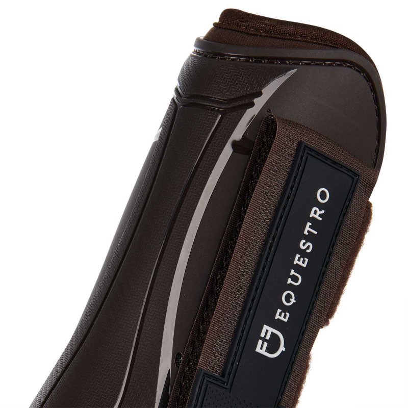 Equestro Set paratendini e paranocche young horse TPU e neoprene - Marrone