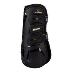 Equestro Paratendini in poliuretano e neoprene - Nero