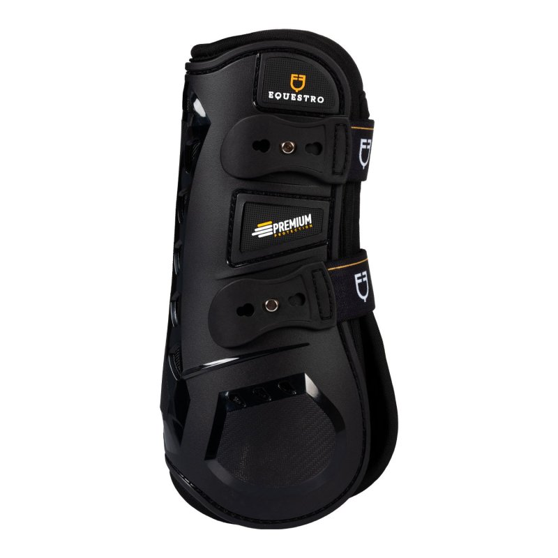 Equestro Paratendini in poliuretano e neoprene - Nero