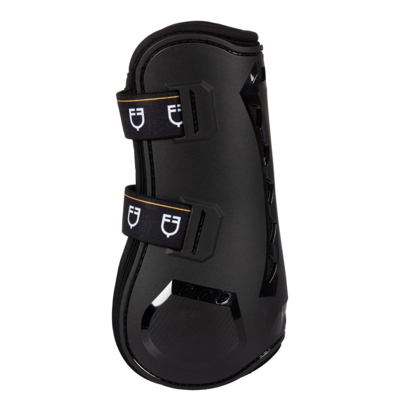 Equestro Paratendini in poliuretano e neoprene - Nero