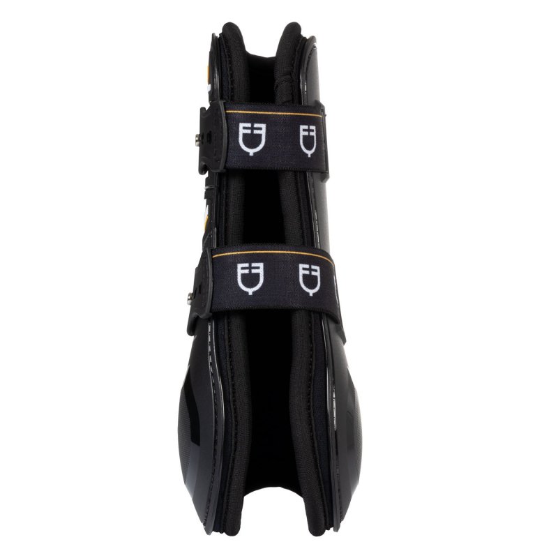 Equestro Paratendini in poliuretano e neoprene - Nero