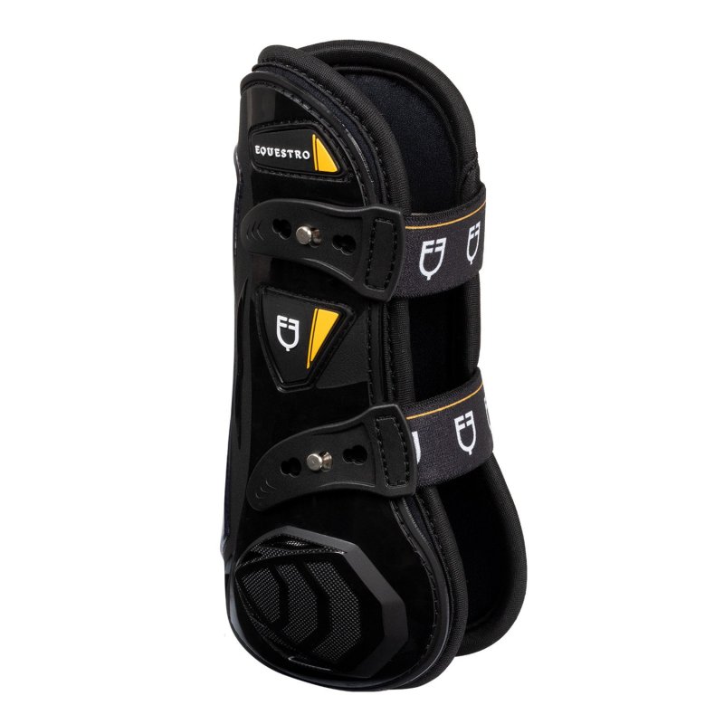 Equestro Paratendini neoprene a sgancio rapido - Nero