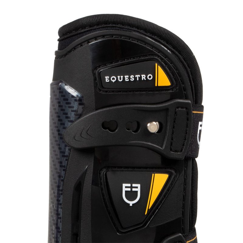 Equestro Paratendini neoprene a sgancio rapido - Nero