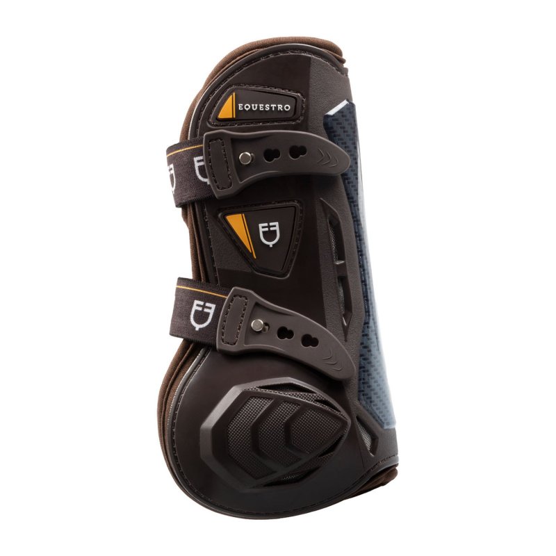 Equestro Paratendini neoprene a sgancio rapido - Marrone
