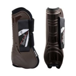 Umbria Equitazione Paratendini neoprene rinforzo plastica - Marrone